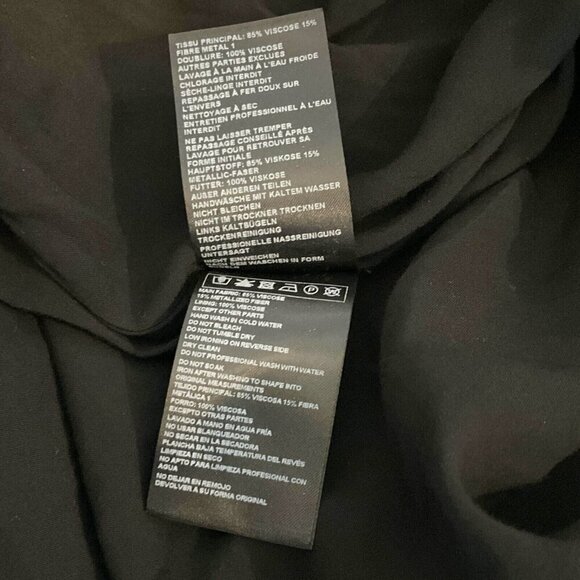 Ba&Sh Leo Woven Emerald Maxi Dress Size 3 / L Halter Metallic Open Back Prom - Picture 13 of 15